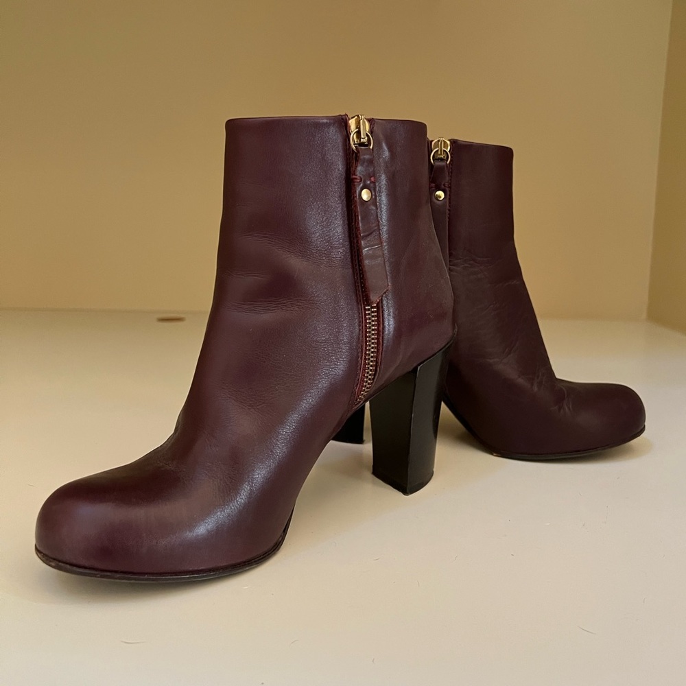 Leather booties by & Other Stories